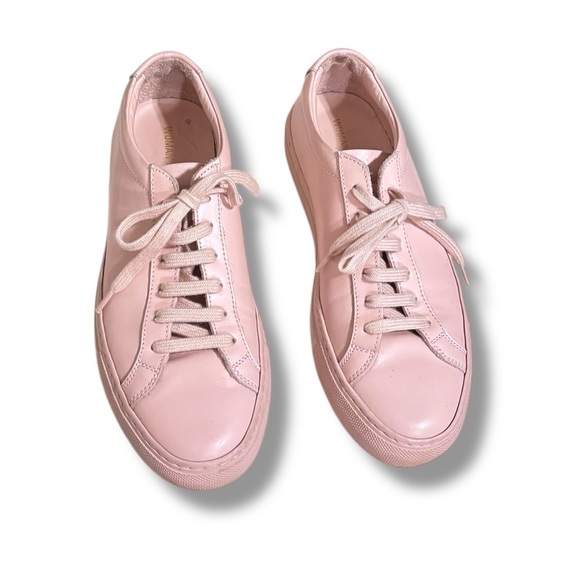 Common Projects Italy Achilles Blush Pink Women's Leather Sneakers Size 35 - Picture 2 of 11
